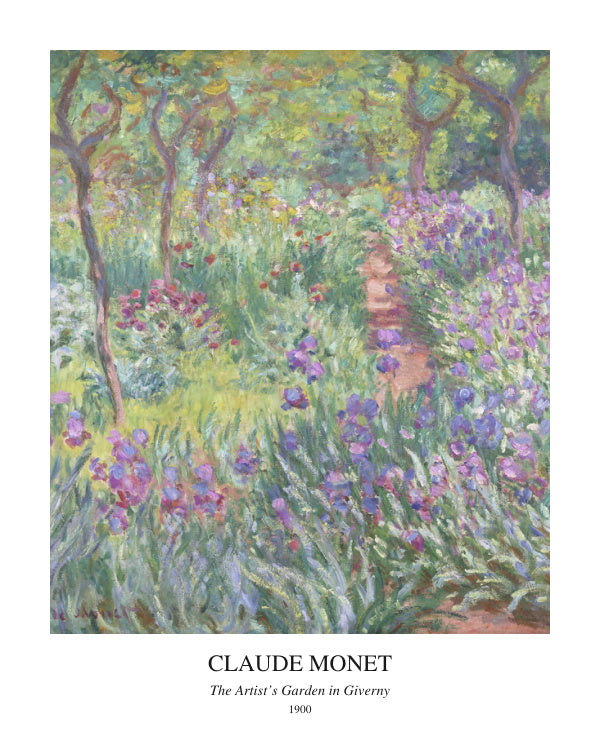 The Artist’s Garden in Giverny — Claude Monet