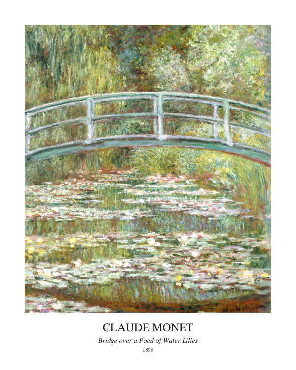 Bridge over a Pond of Water Lilies — Claude Monet