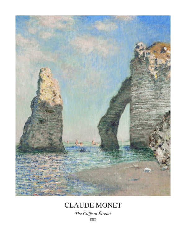 The Cliffs at Étretat — Claude Monet