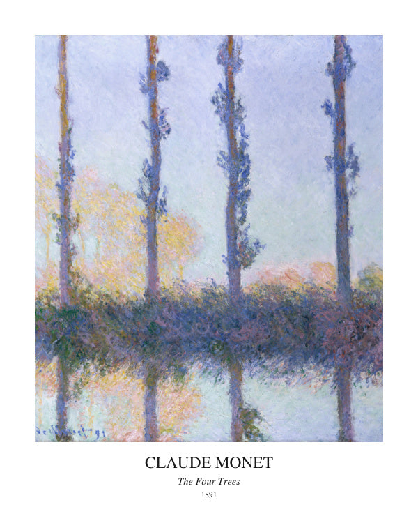 The Four Trees — Claude Monet