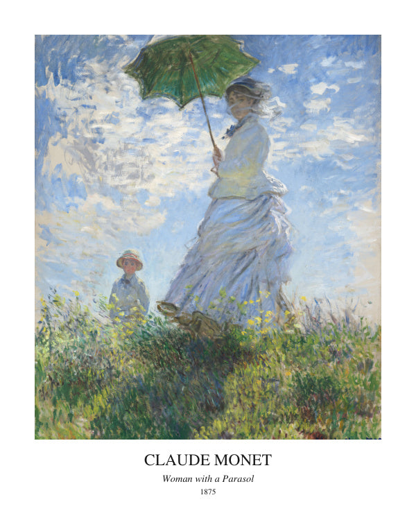 Woman with a Parasol — Claude Monet