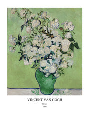 Roses — Avenue Art portrait print with white border and artist, title and year