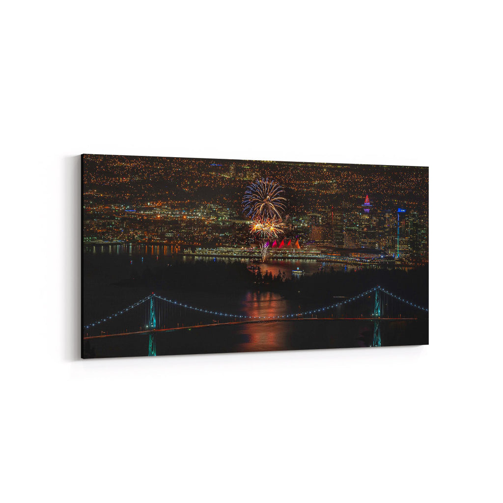 New Years Fireworks in Vancouver by Harry Virk