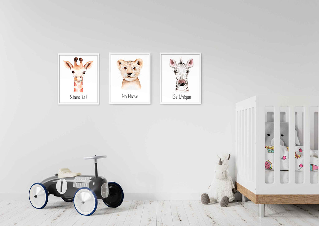 Set of three 8"x10" Safari Prints